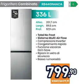 Unieuro Hisense Frigorifero Combinato RB440N4ACA offerta
