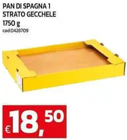 C+C Cash and Carry Pan di spagna 1 strato gecchele offerta