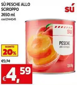 C+C Cash and Carry Sù pesche allo sciroppo offerta