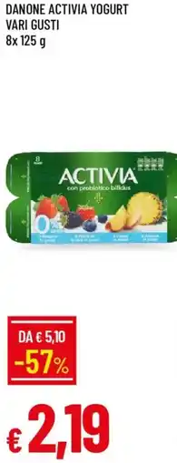 Galassia Danone activia yogurt offerta