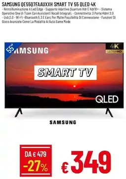 Galassia SAMSUNG QE55Q7FAAUXXH SMART TV 55 QLED 4K offerta