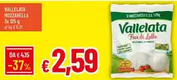 Galassia Vallelata mozzarella offerta