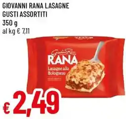 Galassia Giovanni rana lasagne offerta
