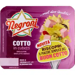 Spazio Conad COTTO IN CUBETTI NEGRONI offerta