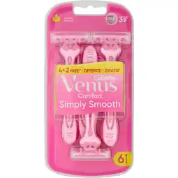 Spazio Conad RASOIO DONNA COMFORT SIMPLY SMOOTH VENUS GILLETTE offerta