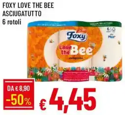 Galassia Foxy love the bee asciugatutto offerta