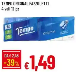 Galassia Tempo original fazzoletti offerta