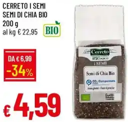 Galassia Cerreto i semi semi di chia bio offerta
