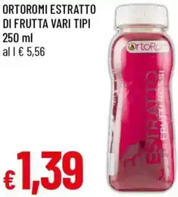 Galassia Ortoromi estratto di frutta offerta