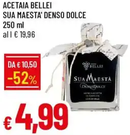 Galassia Acetaia bellei sua maesta' denso dolce offerta