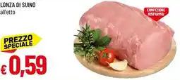Galassia Lonza di suino offerta