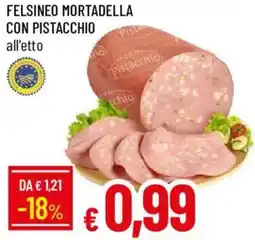 Galassia Felsineo mortadella con pistacchio offerta