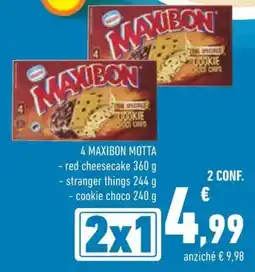Conad 4 maxibon motta offerta