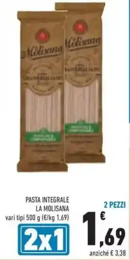 Conad Pasta integrale la molisana offerta