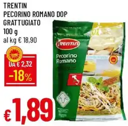Galassia Trentin pecorino romano DOP grattugiato offerta