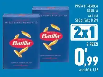Conad Pasta di semola barilla offerta