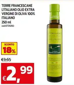 C+C Cash and Carry Terre francescane l'italiano olio extra vergine di oliva 100% italiano offerta
