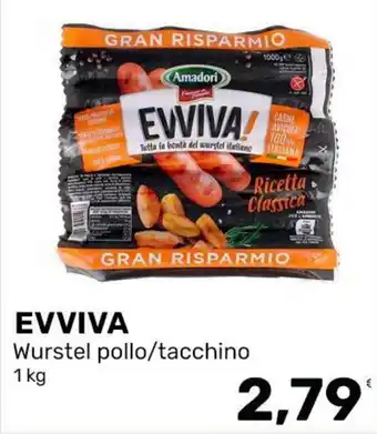 EVVIVA Wurstel pollo/tacchino