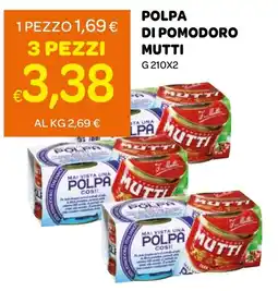 Ekom Polpa di pomodoro Mutti offerta