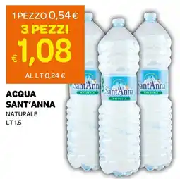 Ekom Acqua Sant'Anna Naturale offerta