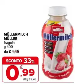 Iperal Müllermilch müller fragola offerta