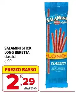 Iperal Salamini Stick Long Beretta Classici offerta