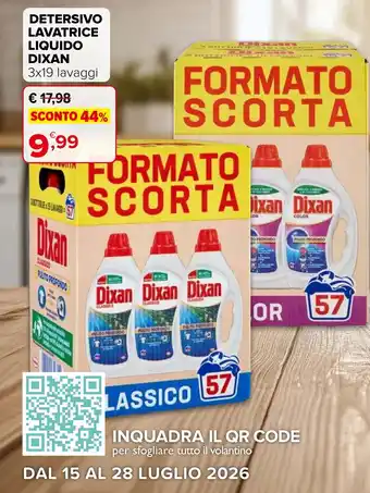 Detersivo lavatrice liquido Dixan
