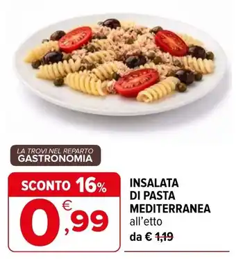 INSALATA DI PASTA MEDITERRANEA