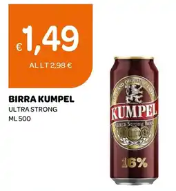Ekom BIRRA KUMPHEL ULTRA STRONG offerta