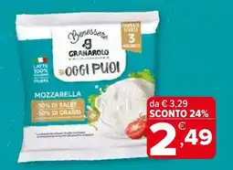 Iperal Benessere Granarolo Mozzarella offerta