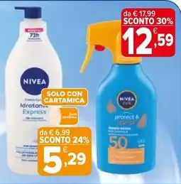 Iperal NIVEA Idratante Express offerta
