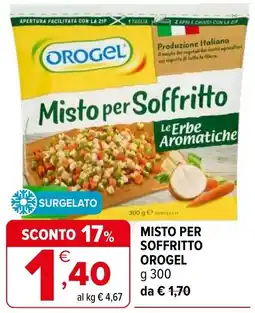 Iperal Misto per Soffritto OROGEL offerta