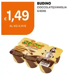 Ekom BUDINO CIOCOLATO/VANIGLIA offerta