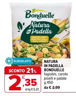 Iperal Natura in Padella Bonduelle offerta