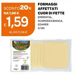 Ekom Formaggi affettati Cuor di Fette offerta