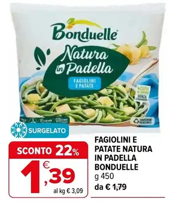 Iperal Fagiolini e patate Natura in Padella Bonduelle offerta