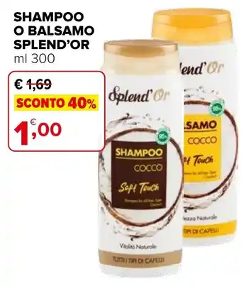 Shampoo o balsamo Splend'Or