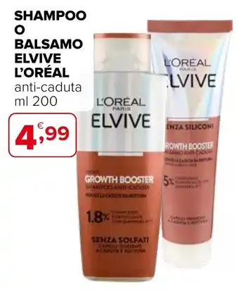 Shampoo o balsamo Elvive L'Oréal anti-caduta