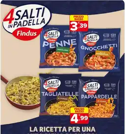Iperal 4 SALTI IN PADELLA Findus PENNE offerta