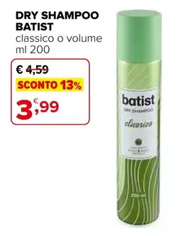 Iperal batist dry shampoo classico offerta