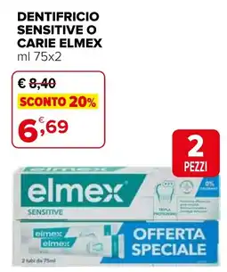 Iperal DENTIFRICIO SENSITIVE O CARIE ELMEX offerta