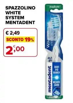 Iperal Spazzolino White System Mentadent offerta