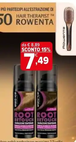 Iperal Root Retouch Hair Therapist Rowenta offerta