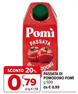 Iperal Passata di pomodoro Pomi offerta