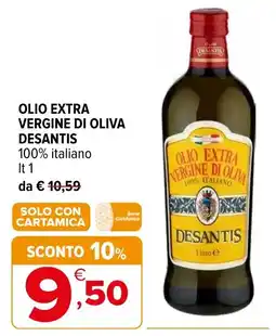 Iperal Olio extra vergine di oliva Desantis offerta
