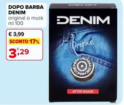Iperal DENIM after shave offerta