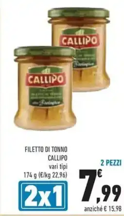 Conad Superstore Filetto di tonno callipo offerta