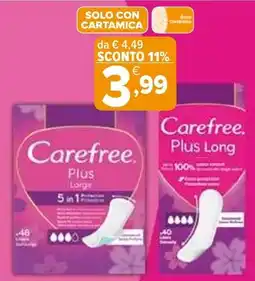 Iperal Carefree Plus Long offerta