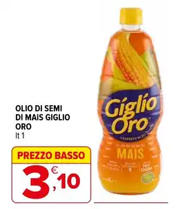 Iperal Olio di semi di mais Giglio Oro offerta