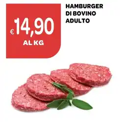 Ekom HAMBURGER DI BOVINO ADULTO offerta